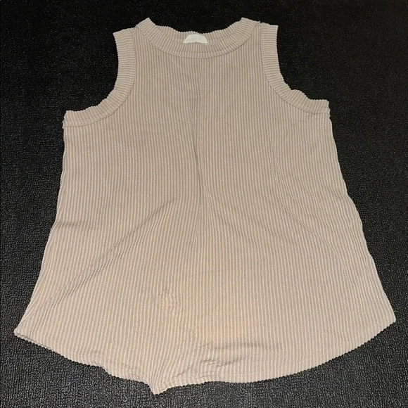 Maurice’s 24/7 Sleeveless Ribbed Knit Top in Beige size medium - Picture 8 of 8